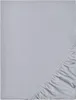 A flat sheet of gray fabric with elasticized corners. Produktbild-Vorschau