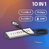 Hub USB 3.2 10 en 1 avec alimentation de 36 W et câble 2 en Voir les images du produit 3