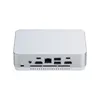 The back panel of a silver mini-computer is shown against a white background. Podgląd zdjęcia produktu