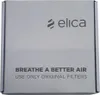 A light gray cardboard box with the Elica logo and text. Voir les images du produit