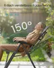 SONGMICS Campingstuhl faltbar, 2er Set, 95°-150° Produktbild-Vorschau 4