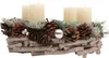Adventskranz HWC-M15, Adventsgesteck Tischkranz Produktbild-Vorschau 5