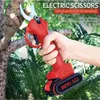 Akku-Gartenschere, 21-Volt-Akku-Elektro-Gartenschere, Produktbild-Vorschau 2