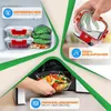 NutriChef set van glazen voorraadpotten – rood: 12 glazen Productafbeelding-voorbeeld 9
