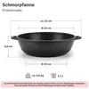 Cheffinger, padella per sauté 24 cm in marmo con manici in Anteprima dell’immagine prodotto 2