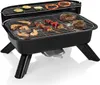 Princess 112252 Barbecue ibrido Nero Anteprima dell’immagine prodotto 1