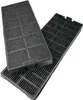 Two charcoal filters for an air purifier, one on top of the other, against a white background. Produktbild-Vorschau