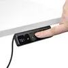 Biurko gamingowe elektryczne regulowane 120x60cm białe do Podgląd zdjęcia produktu 10