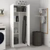 Mehrzweckschrank 2-Türig - Weiß 37x180h cm Produktbild-Vorschau 2