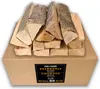 A box of firewood with logs stacked on top. Voir les images du produit