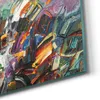 DEQORI Hybrid Leinwand Bild 90x60 cm 'Abstraktes Feuerwerk' Produktbild-Vorschau 5