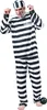 A man in a prisoner costume is shown against a white background. Produktbild-Vorschau