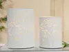Lámpara de mesa Gilde, diseño de gato, porcelana, blanca, Vista previa de la imagen del producto 1
