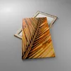 Bild auf Leinwand - Leinwandbild - Einteilig - Orange Blatt Produktbild-Vorschau 2