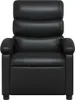 masážne kreslo vidaXL Black Imitation Leather Náhľad obrázku produktu 4