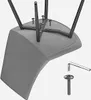 SONGMICS (4 St) Küchenstühle mit Metallbeinen, Produktbild-Vorschau 4