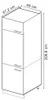 Vorratsschrank Vicco R-Line Weiß Landhaus/Weiß 60 cm, Model Produktbild-Vorschau 2