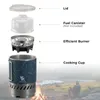 Qunature Sistema di cottura da 700 ml a gas - Fornello da Anteprima dell’immagine prodotto 2