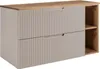 RODAN | Badschrank - Beige und Braun - 80 cm - 2 Softclose Produktbild-Vorschau 1