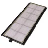 A single air filter with a grid pattern and a black frame is shown at an angle on a white background. Produktbild-Vorschau