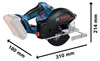 Bosch GKM 18V-50 Professional accu-metaalhandcirkelzaag 18 Productafbeelding-voorbeeld 8