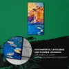 Dekor Leinwand Uhr Wandbilder 30x60 Gemälde Abstrakte Küste Produktbild-Vorschau 5