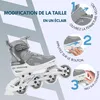Wrotki Blackwheels Flex Pro szare w 4 rozmiarach 34-37 Podgląd zdjęcia produktu 2