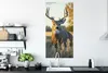MuchoWow® Poster Hirsche - Gras - Herbst - Geweih - Natur - Produktbild-Vorschau 3