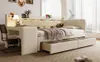 Dagbed van 90x200 cm met bureau, 2 lades, USB- en Productafbeelding-voorbeeld 20