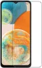 A screen protector is shown on top of a smartphone display. Produktbild-Vorschau