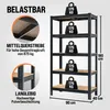 MONZANA® Schwerlastregal 180x90x40cm Befestigungsmaterial Produktbild-Vorschau 2