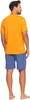 HERREN-PYJAMAS Zweiteiliges T-Shirt mit kurzen Ärmeln und Produktbild-Vorschau 4