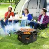 KOMFOTTEU Skládací gril na dřevěné uhlí, kempingový gril s Náhled obrázku produktu 7