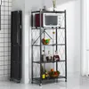 Klappbarer Schrank 4 Ebenen 72x36x125CM Weiß Produktbild-Vorschau 2