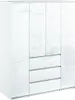 Kleiderschrank Mehrzweckschrank Stauraumkommode Hochschrank Produktbild-Vorschau 1
