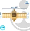 tecuro 3/3 Schlauchverschraubung mit Tülle Ø 13 mm - 1/2 Produktbild-Vorschau 3
