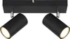 GLOBO 57911-2B ROBBY Strahler Metall schwarz matt, 2x GU10 Produktbild-Vorschau 2
