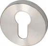 Rosette PZ Edelstahl ø 52x12mm innen rund - Zylinderrosette Produktbild-Vorschau 1