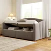 STILVORA Polsterbett 90×200 mit Lattenrost und Produktbild-Vorschau 3