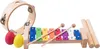 Woody Musikset (Xylophon Tamburin/Triangeltrommel 2 Maracas Produktbild-Vorschau 3