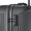 A close-up view of a gray suitcase with a TSA-approved combination lock. Produktbild-Vorschau