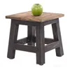 Fusshocker PALO | 27x26cm (HxB), rustikaler Holzhocker Produktbild-Vorschau 3