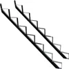 Treppenrahmen 7 stufig Stahl-Treppe Schwarz Treppenholm Produktbild-Vorschau 1
