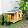 PawHut Hundehütte, Tannenholz, Kleintierhaus, Hundehaus mit Produktbild-Vorschau 9