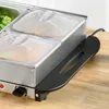 HOMCOM Scaldavivande da buffet 6,8 L, piastra riscaldante Anteprima dell’immagine prodotto 9