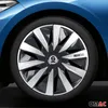 14" Zoll Radkappen Grau/Silber Radzierblenden Radblenden Produktbild-Vorschau 3