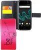 Handyhülle Tasche für Handy Wiko Wim Be Happy Pink Produktbild-Vorschau 1