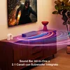 ULTIMEA Soundbar a 2.1 canali per TV con bassi regolabili, Anteprima dell’immagine prodotto 12