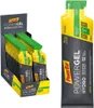 A display box of PowerGel Hydro energy gels and a single gel packet. Produktbild-Vorschau
