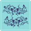 Aufkleber - 2 Stk. Autoaufkleber Butterfly Rankelement je Produktbild-Vorschau 2